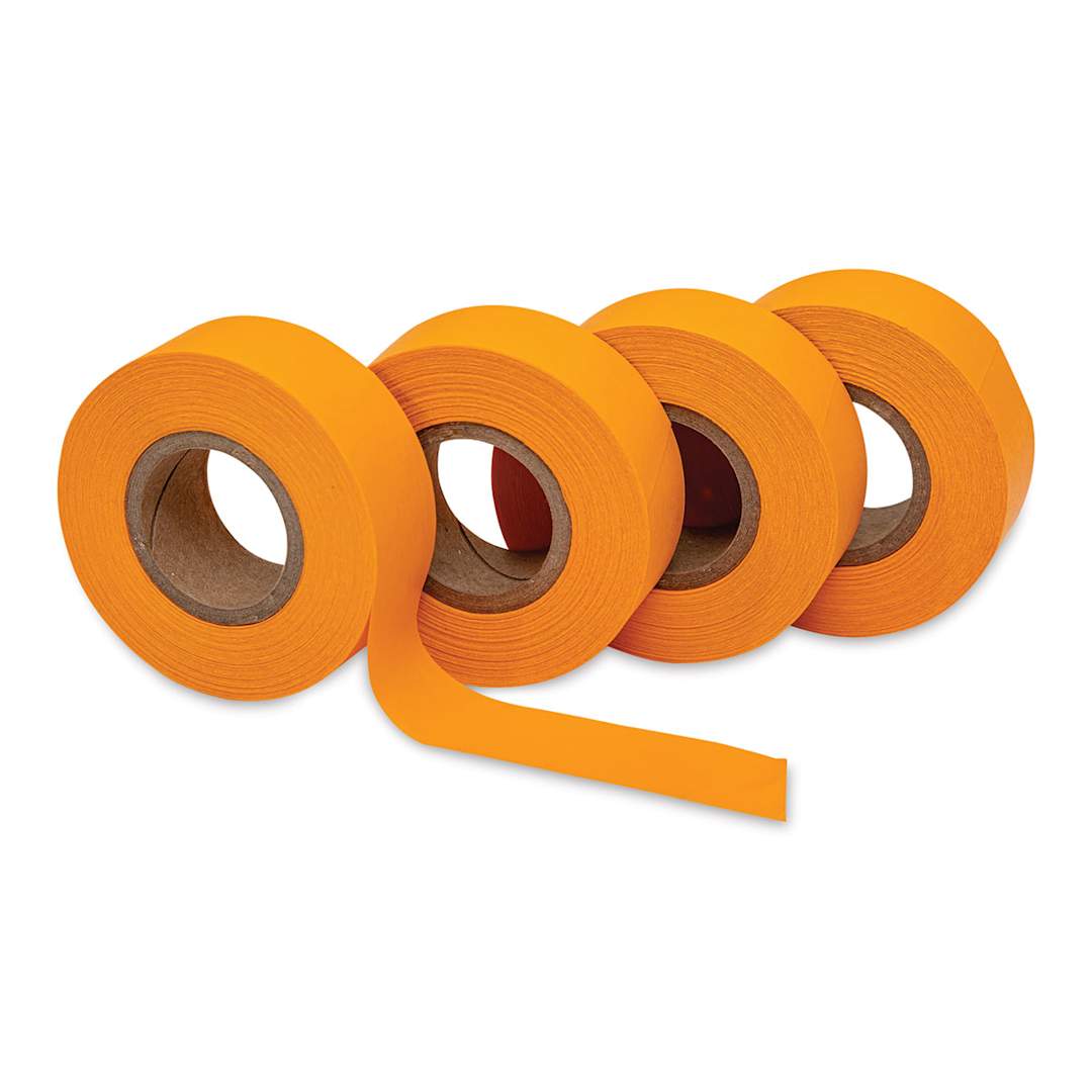 Open in modal - Col-R-Tone System Masking Tape Class Pack - 3/4" x 500", Orange, Pkg of 4 rolls