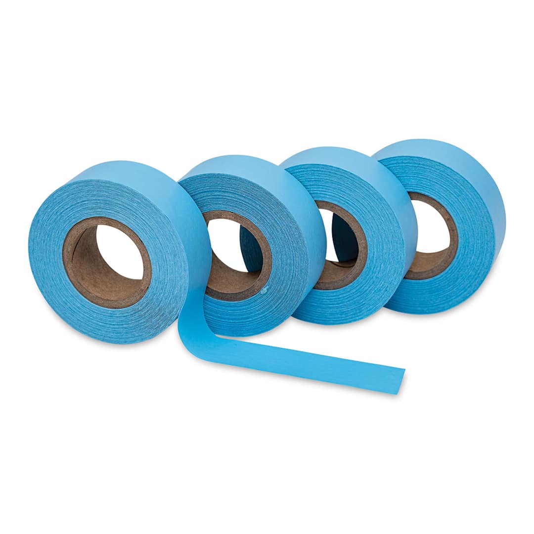 Open in modal - Col-R-Tone System Masking Tape Class Pack - 3/4" x 500", Blue, Pkg of 4 rolls