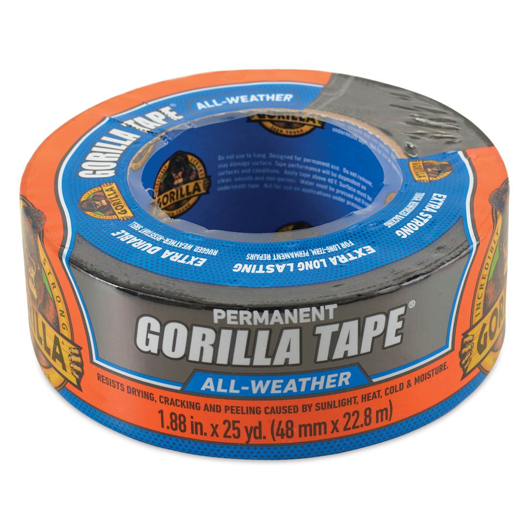 Open in modal - Gorilla Permanent All Weather Tape - 25 yds - front of packaging