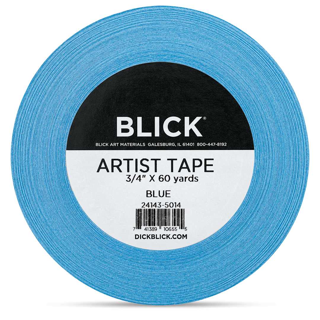 Open in modal - Blick Artist Tape - Blue, 3/4" x 60 yds, front
