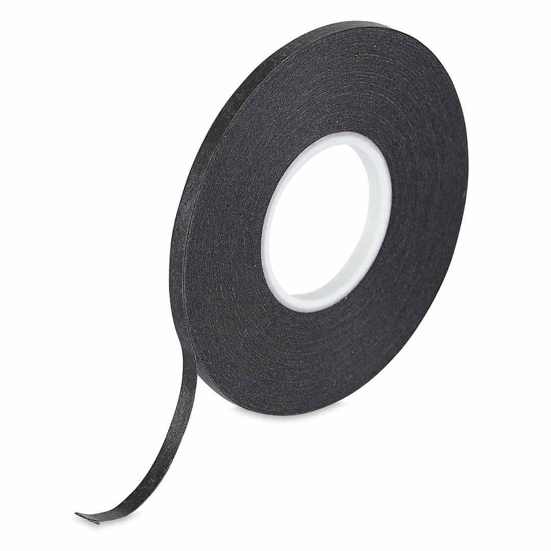 Open in modal - Blick Chart Tape - Upright roll of 1/8" black tape slightly unrolled
