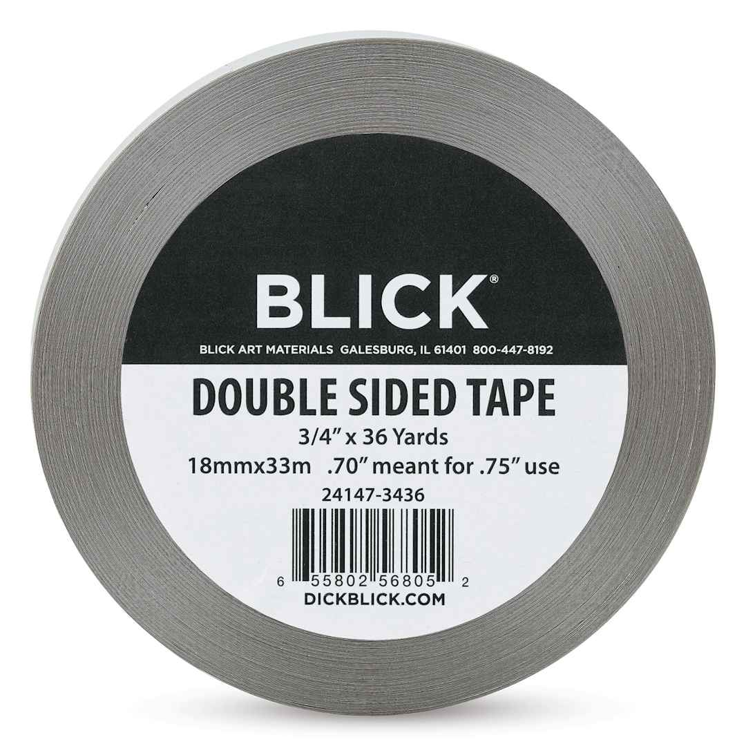 Open in modal - Blick Double-Sided Tape - 3/4" x 36 yds (Front of packaging)