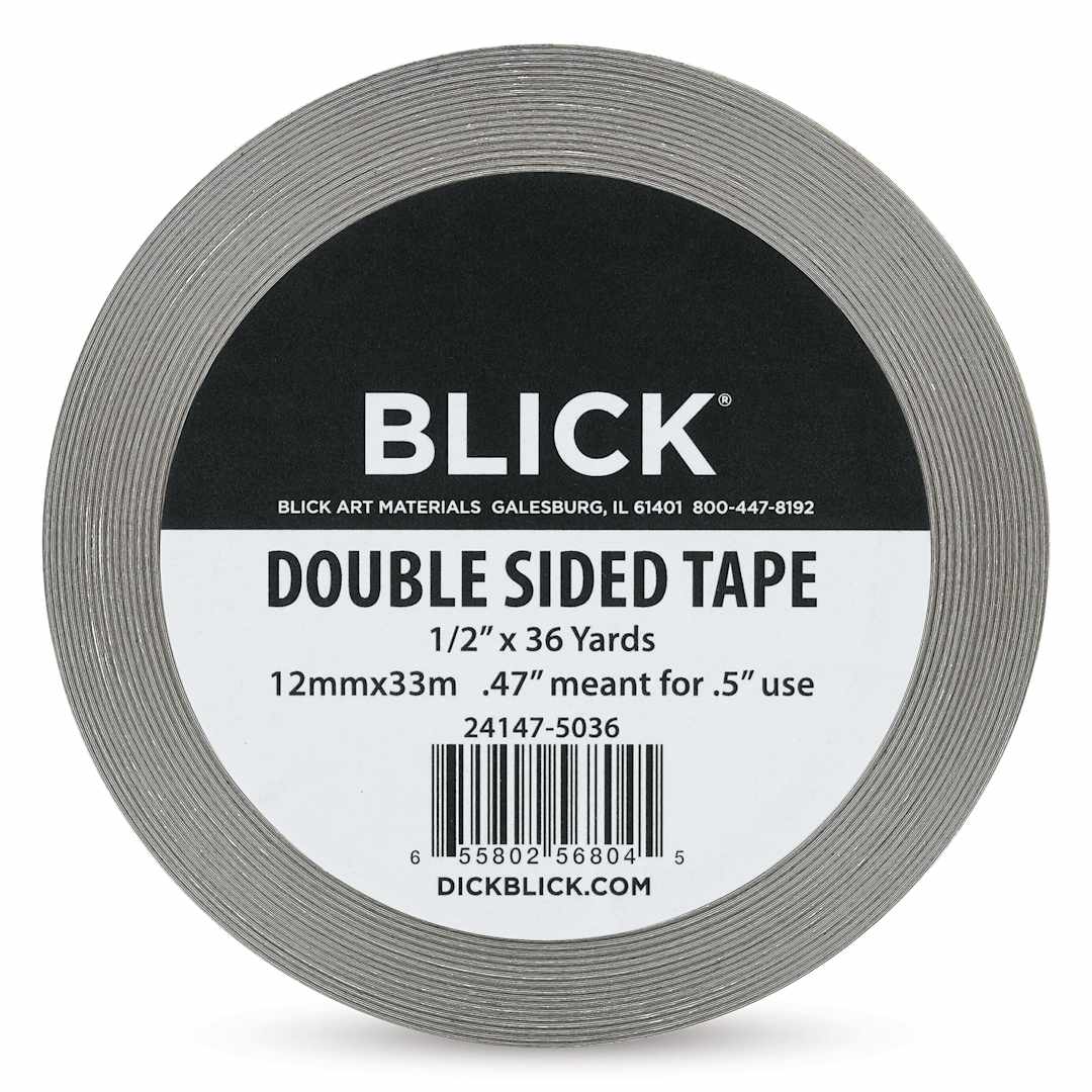 Open in modal - Blick Double-Sided Tape - 1/2" x 36 yds (Front of packaging)