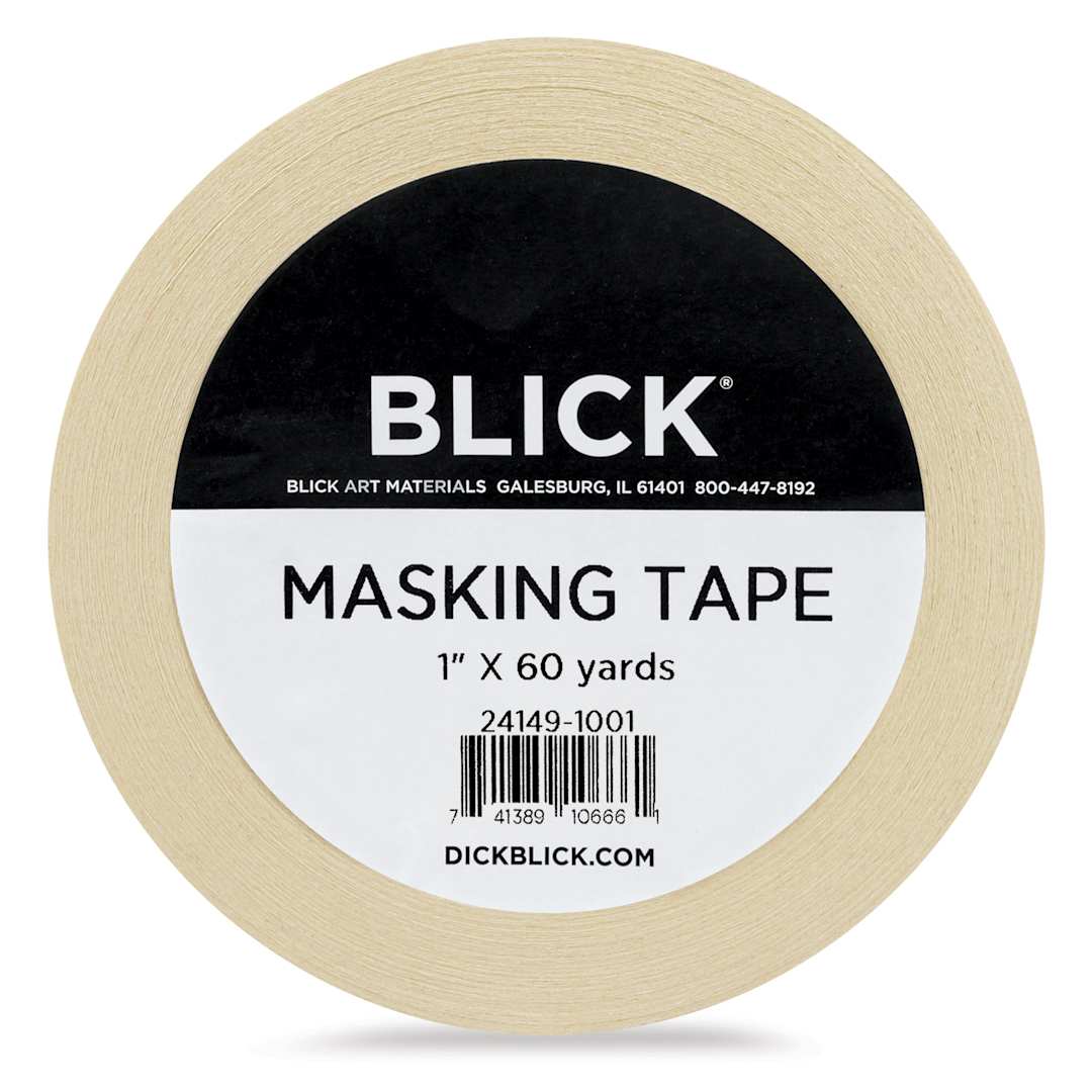 Open in modal - Blick General Purpose Masking Tape - Natural, 1" x 60 yds - front