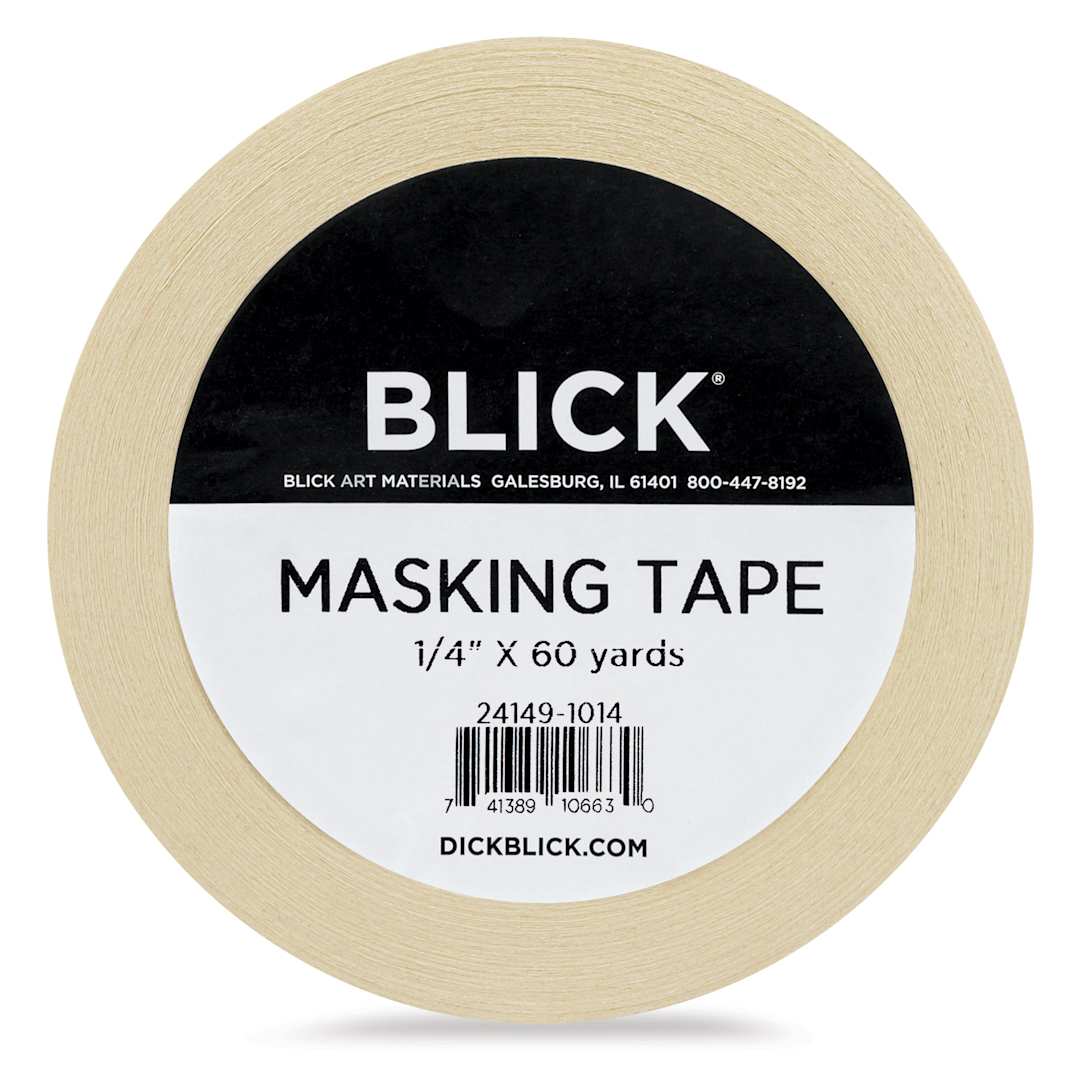 Open in modal - Blick General Purpose Masking Tape - Natural, 1/4" x 60 yds - front