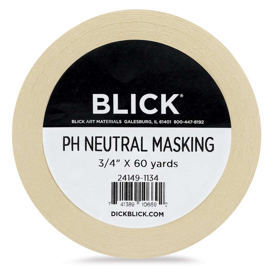 Open in modal - Blick pH Neutral Masking Tape - Natural, 3/4" x 60 yds - front