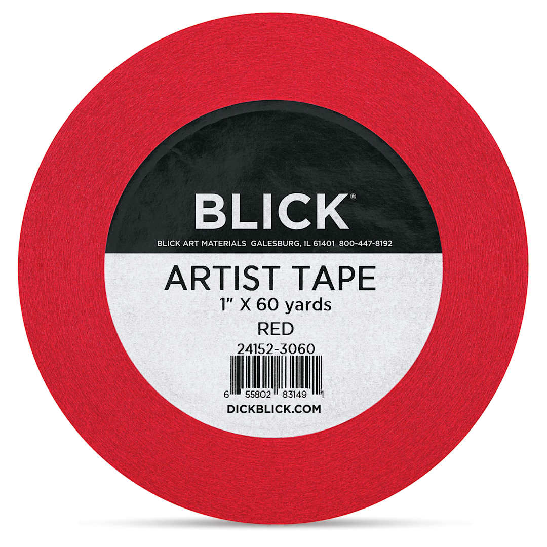 Open in modal - Blick Artist Tape - Red, 1" x 60 yds