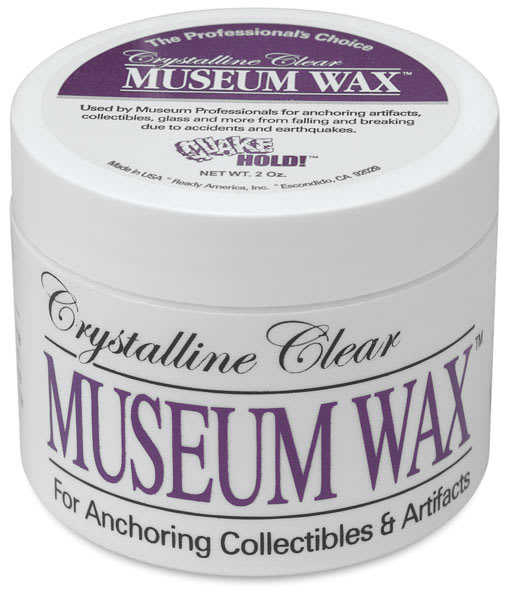 Open in modal - Crystalline Clear Museum Wax - Front of jar