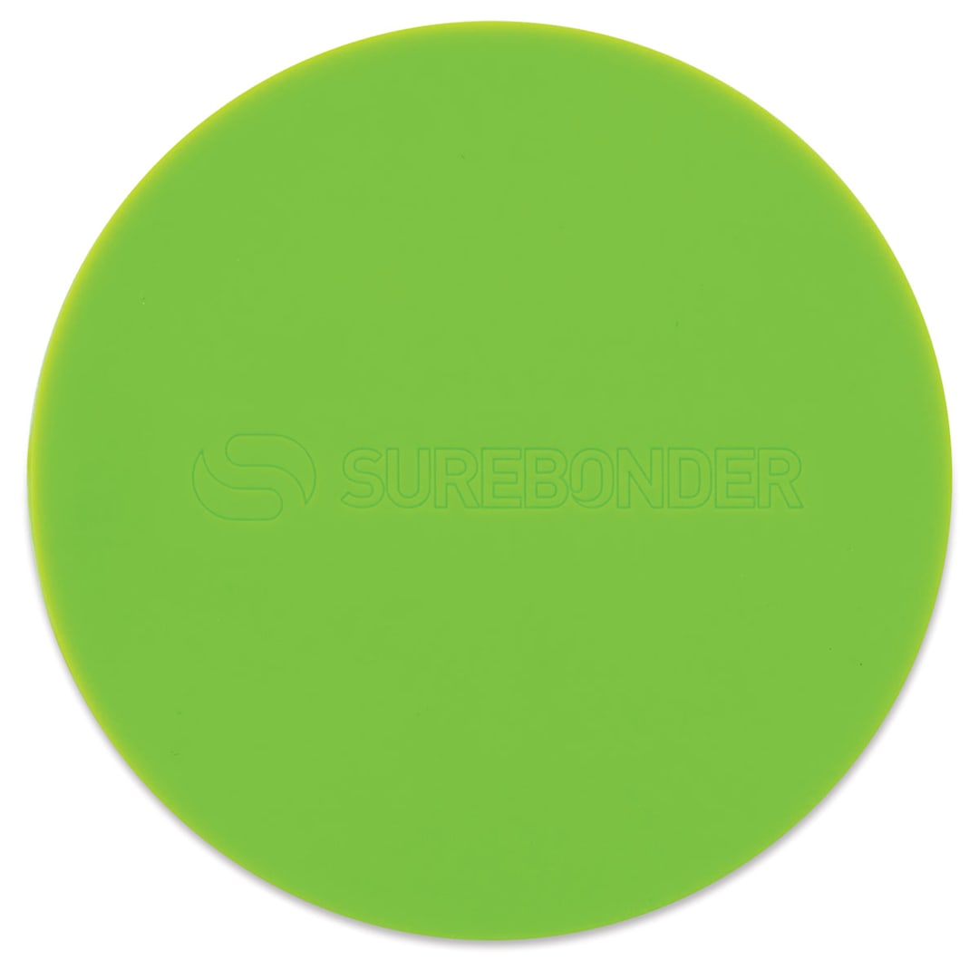 Open in modal - Surebonder Glue Gun Silicone Pad - 4" diameter round green Pad
