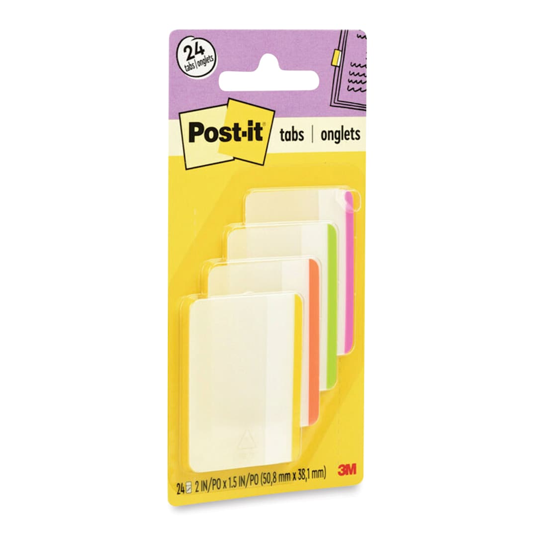 Open in modal - Post-it Tabs - Bright Colors, Pkg of 24