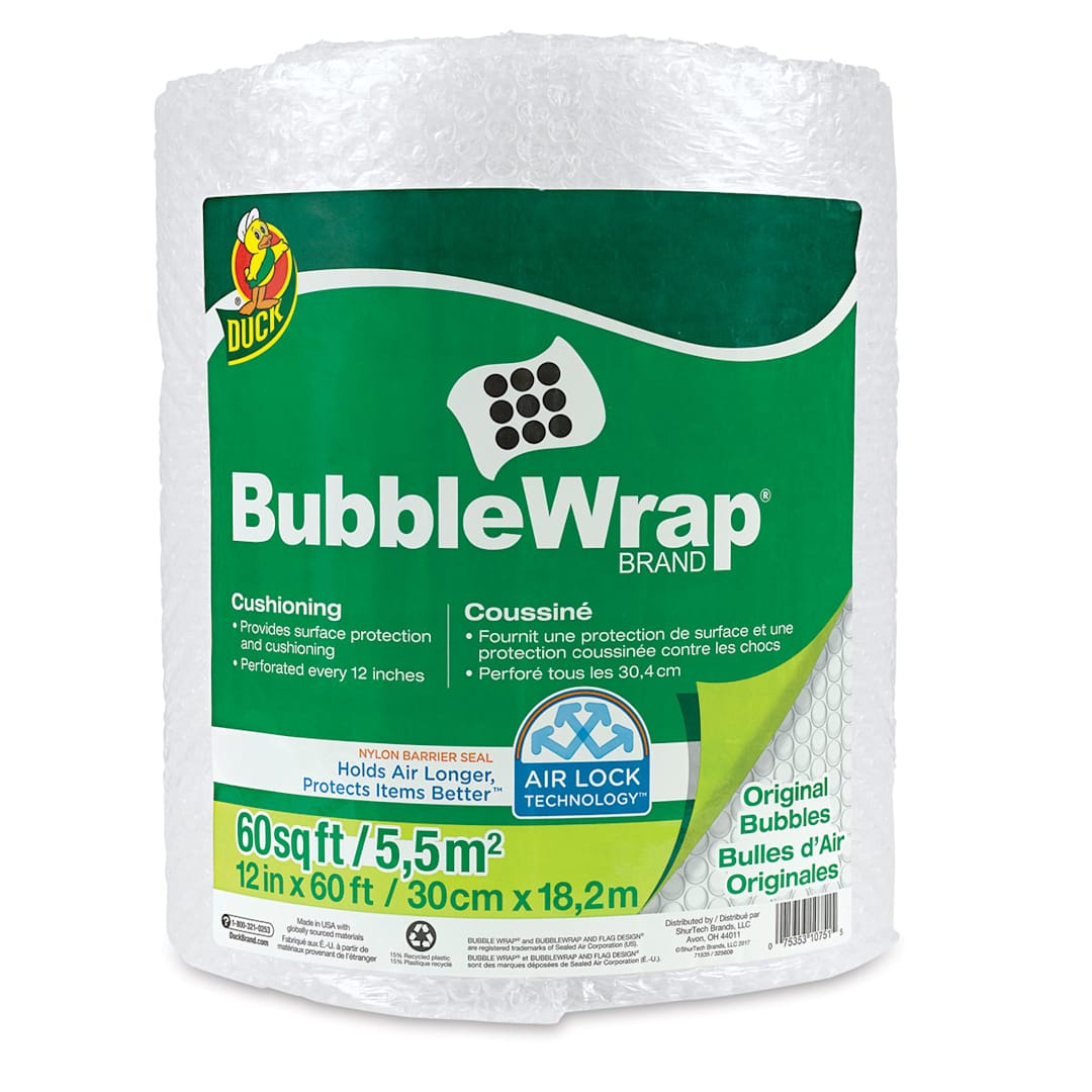 Open in modal - Duck Bubble Wrap - Front view of 60 ft roll 
