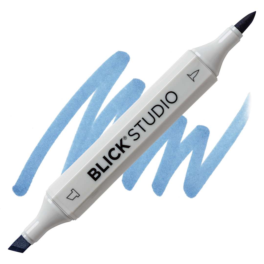 Open in modal - Blick Studio Brush Marker - Niagara Falls marker and swatch