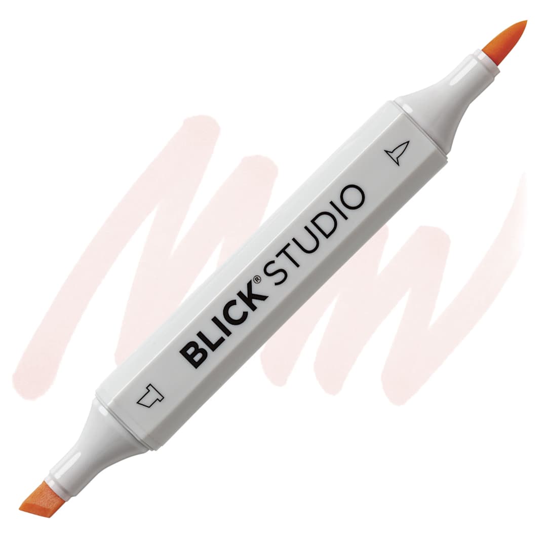 Open in modal - Blick Studio Brush Marker - White Gardenia marker and swatch