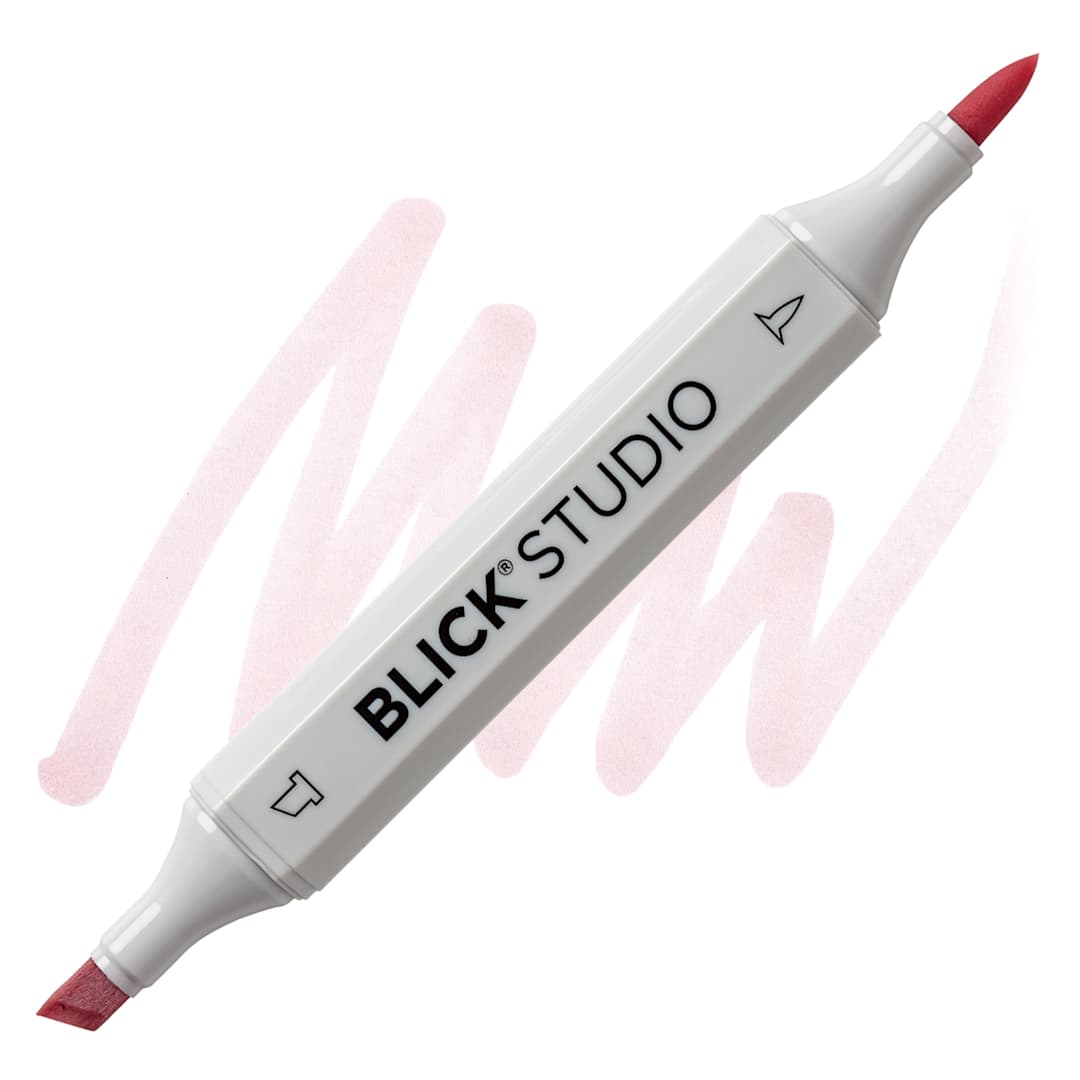 Open in modal - Blick Studio Brush Marker - Cherry Blossom marker and swatch