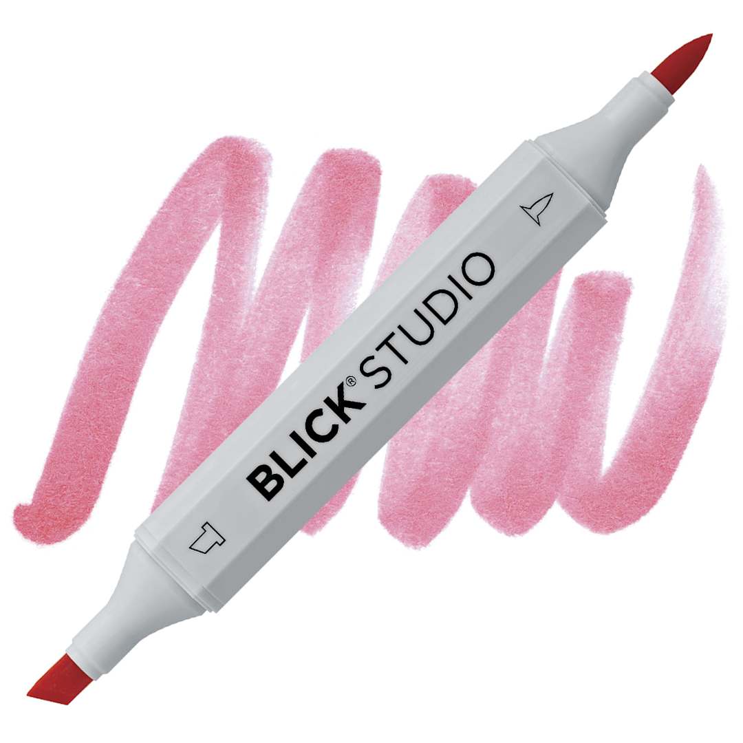 Open in modal - Blick Studio Brush Marker - Peach marker and swatch