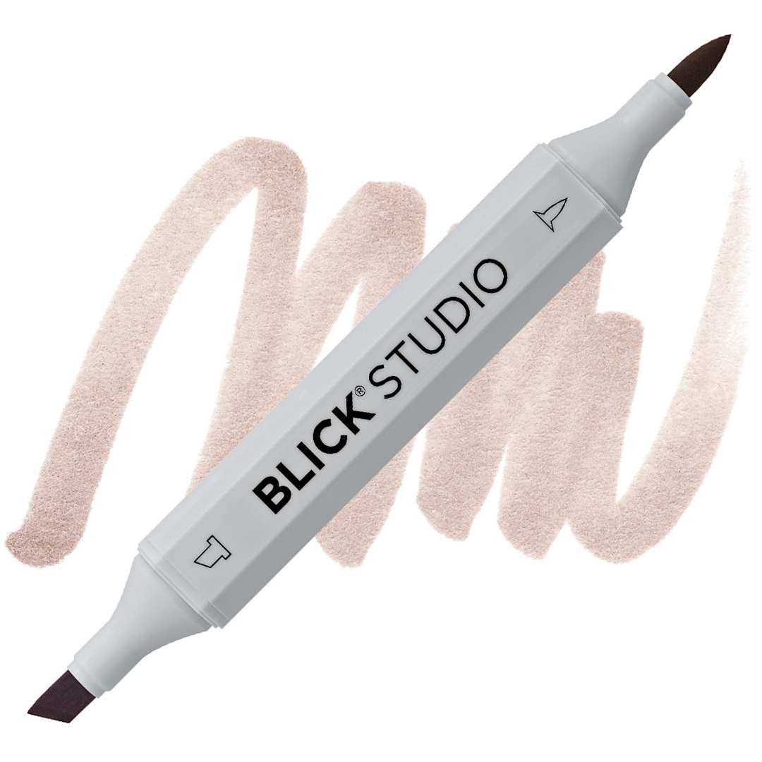 Open in modal - Blick Studio Brush Marker - Stone marker and swatch