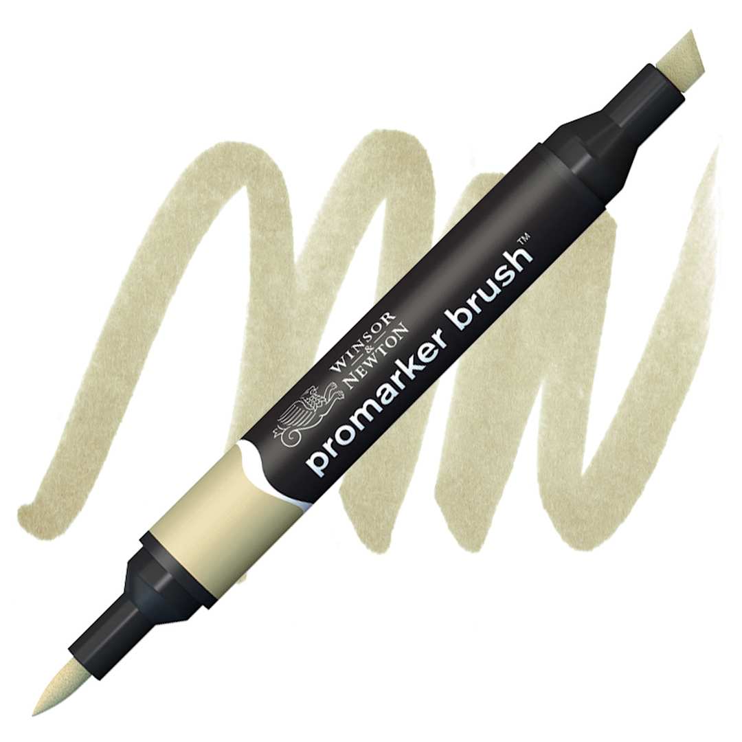 Open in modal - Winsor & Newton Promarker Brush Marker - Praline marker and swatch