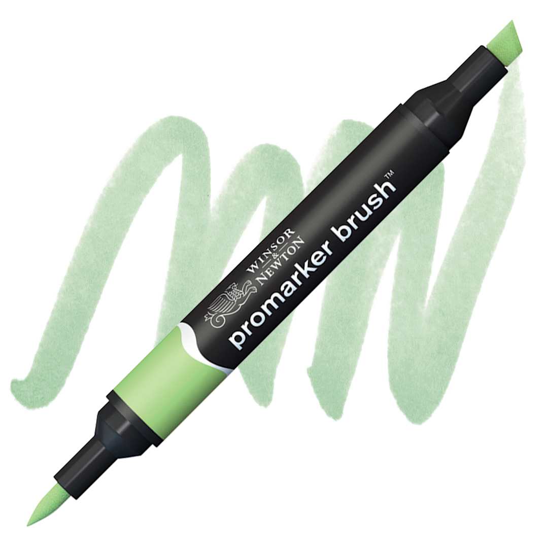 Open in modal - Winsor & Newton Promarker Brush Marker - Apple marker and swatch