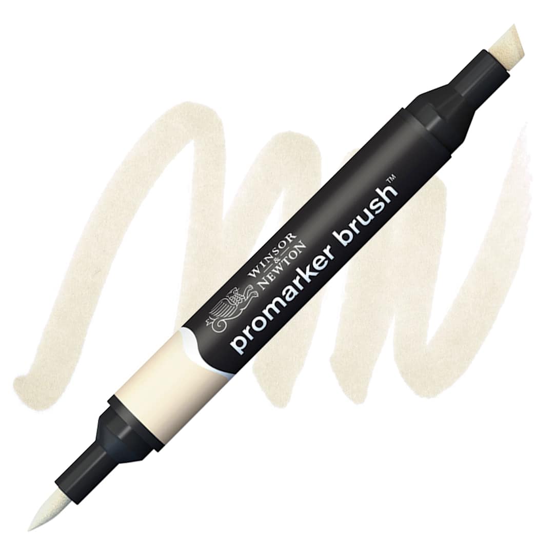 Open in modal - Winsor & Newton Promarker Brush Marker - Champagne marker and swatch