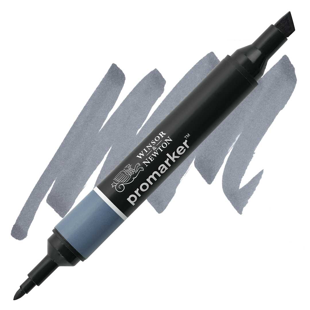 Open in modal - Winsor & Newton Promarker - Storm Cloud marker and swatch marker and swatch