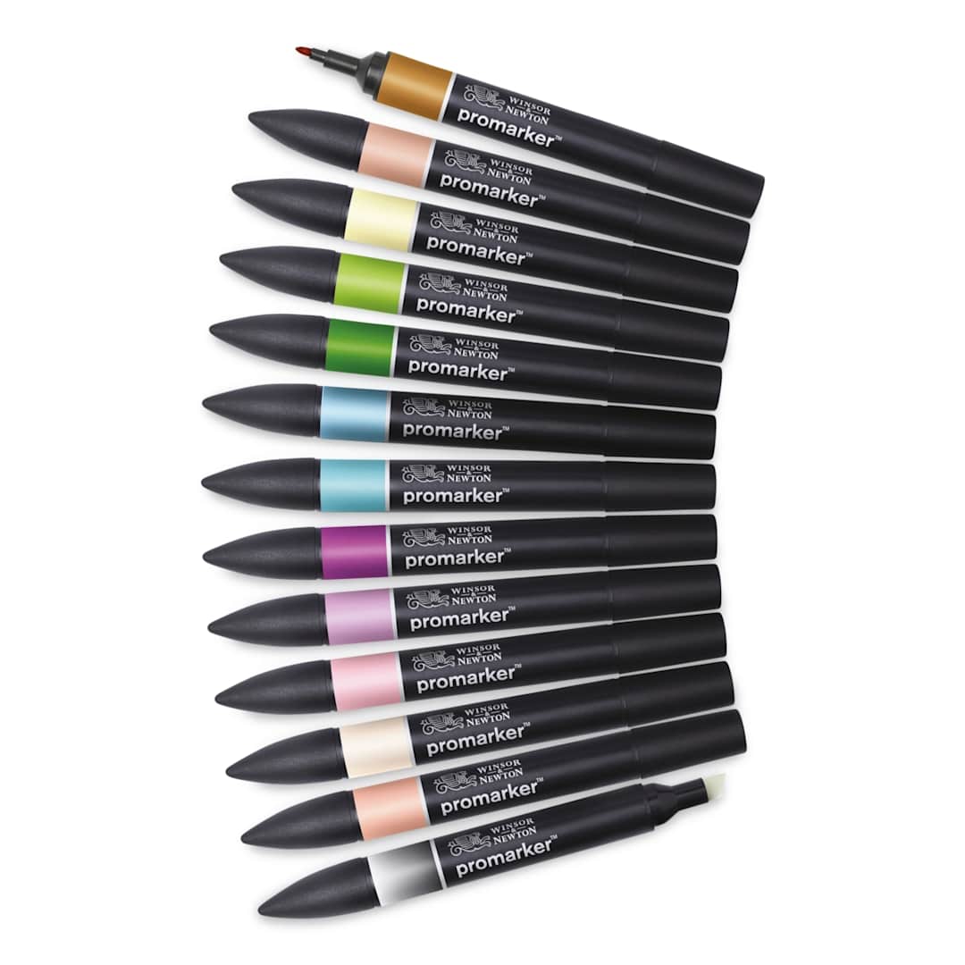 Open in modal - Winsor & Newton Promarker - Manga Fantasy, Set of 13, out of packaging
