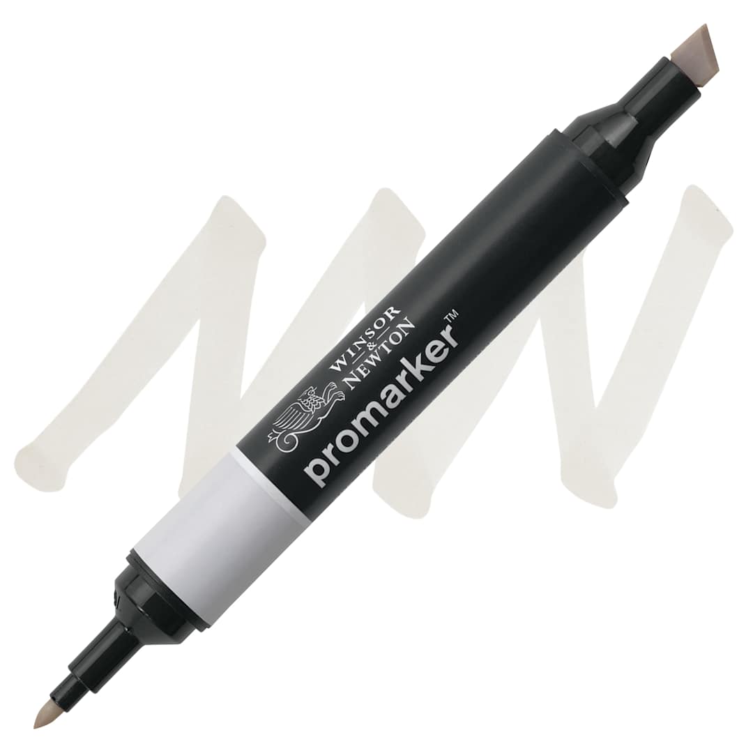 Open in modal - Winsor & Newton Promarker - Warm Grey 0, marker with swatch