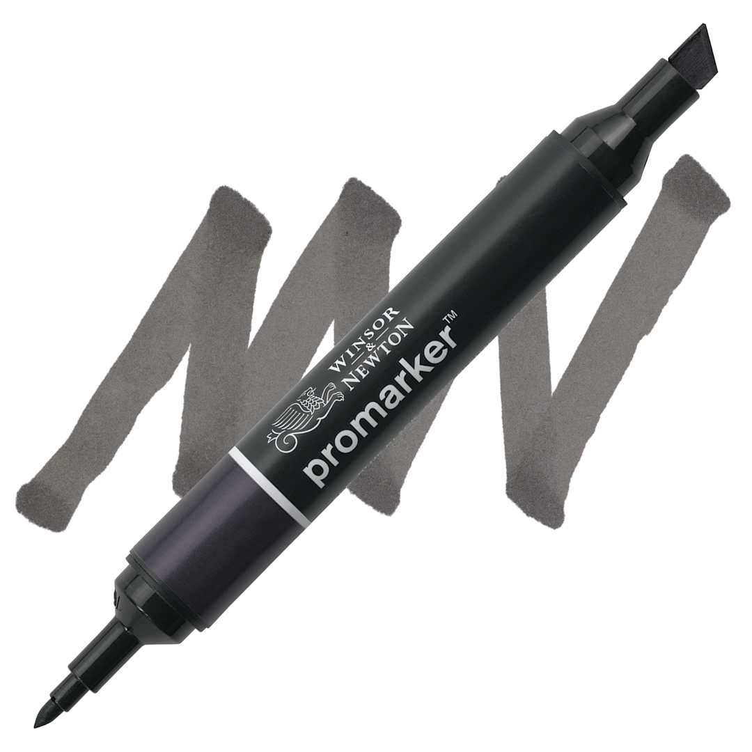 Open in modal - Winsor & Newton Promarker - Cool Grey 7, marker with swatch