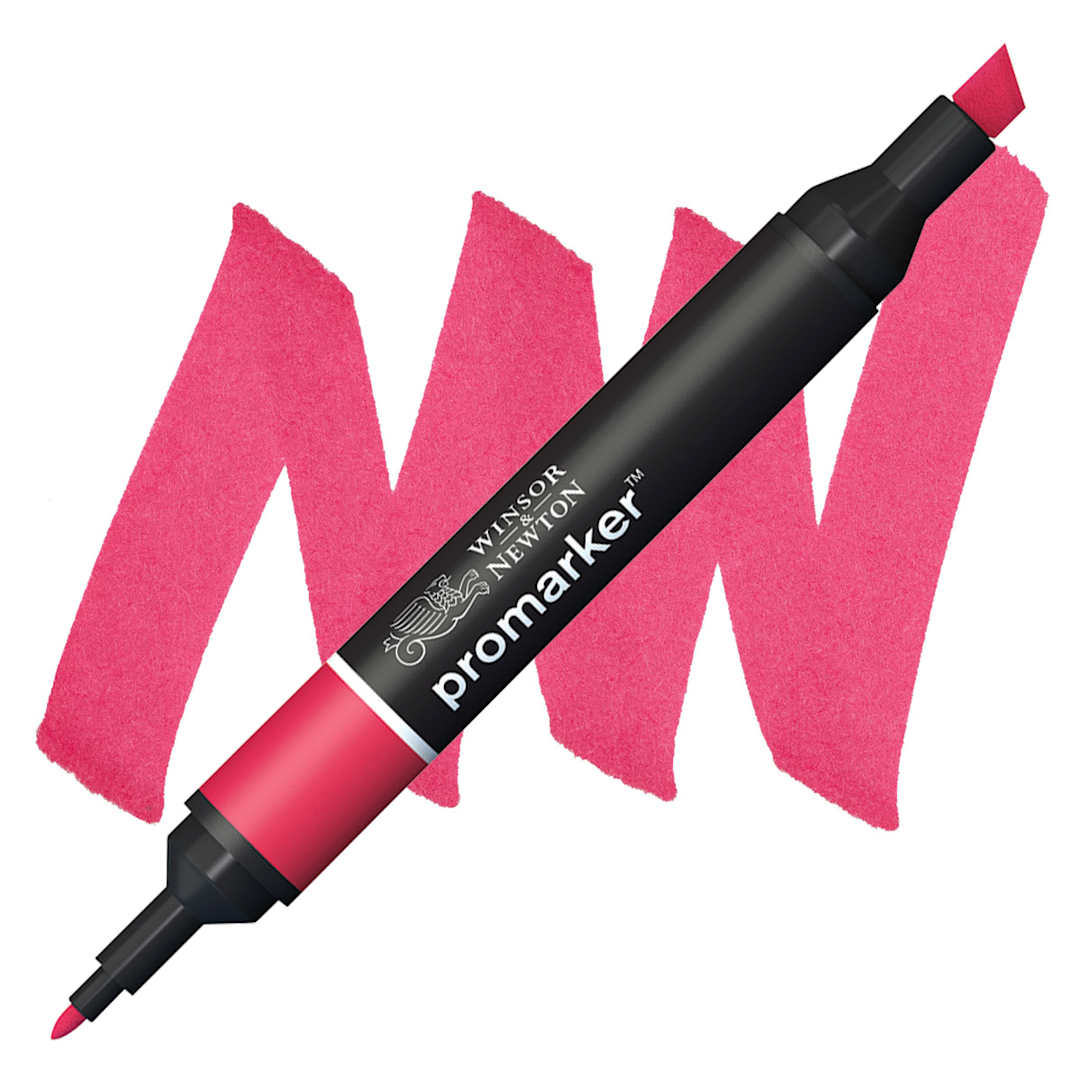 Open in modal - Winsor & Newton Promarker - Ruby marker and swatch