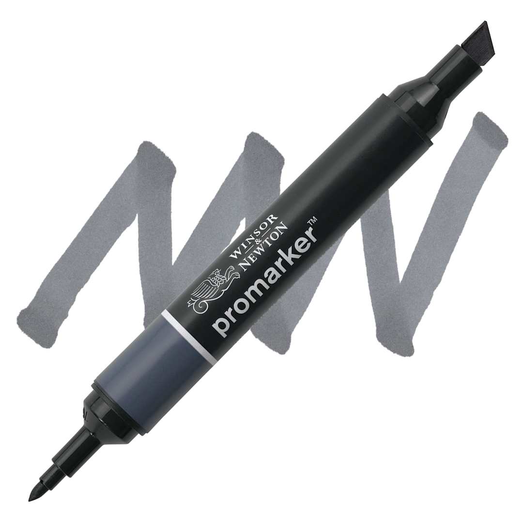 Open in modal - Winsor & Newton Promarker - Ice Grey 6, marker with swatch