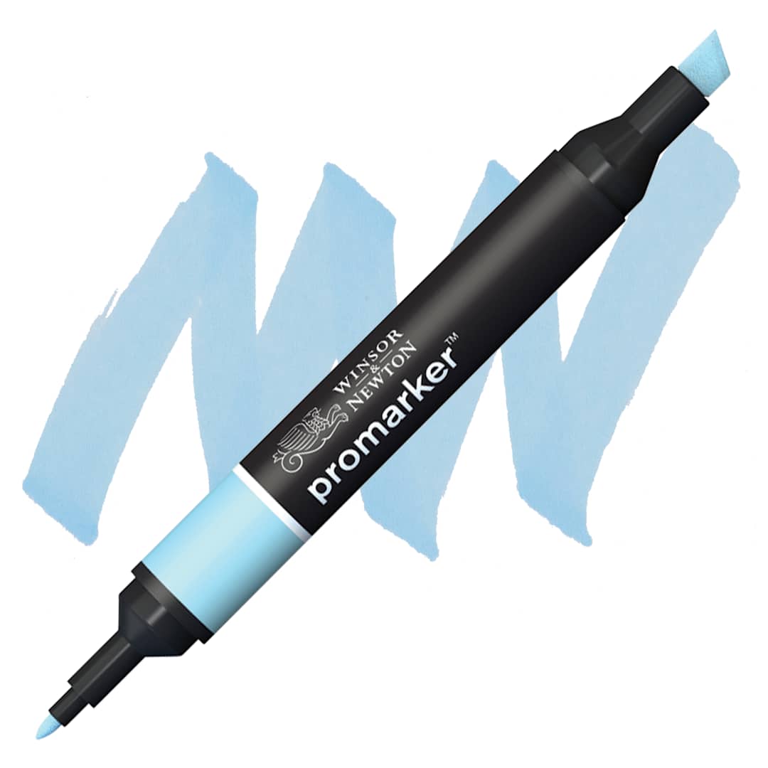 Open in modal - Winsor & Newton Promarker - Arctic Blue marker and swatch