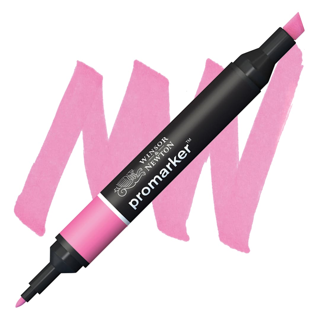 Open in modal - Winsor & Newton Promarker - Cerise marker and swatch