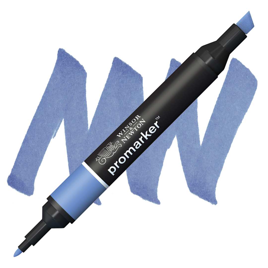 Open in modal - Winsor & Newton Promarker - China Blue marker and swatch