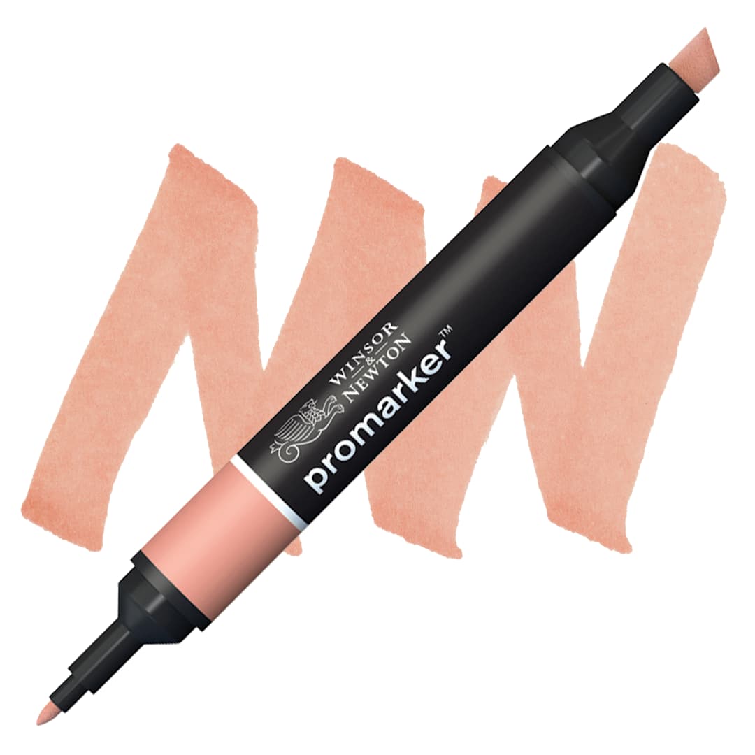 Open in modal - Winsor & Newton Promarker - Coral marker and swatch