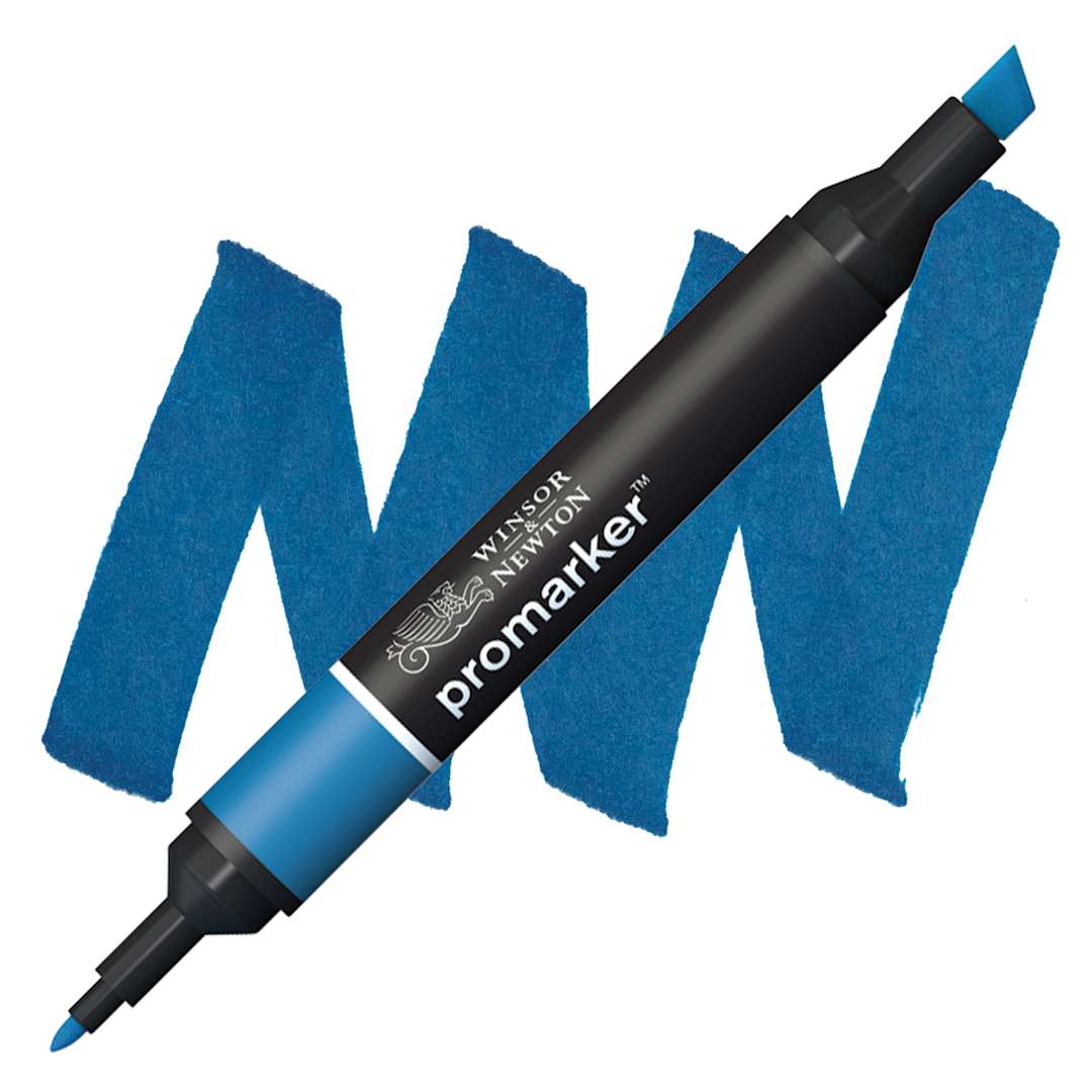 Open in modal - Winsor & Newton Promarker - French Navy marker and swatch