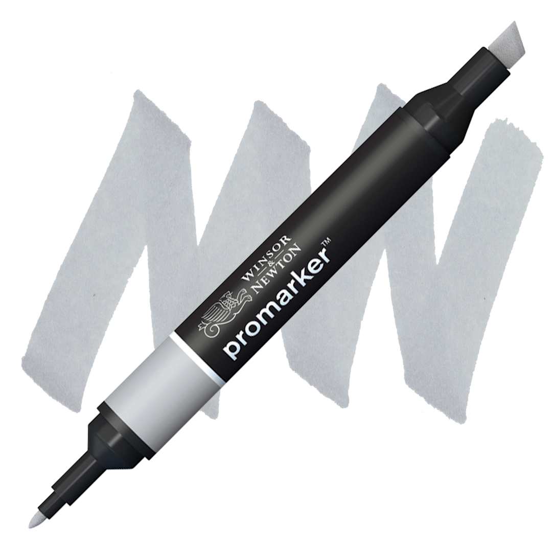 Open in modal - Winsor & Newton Promarker - Ice Gray 3 marker and swatch