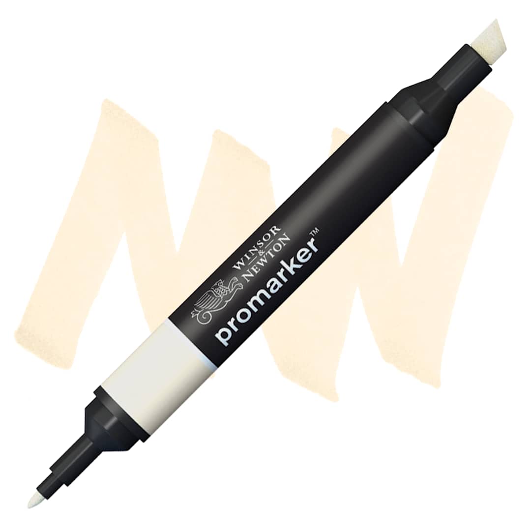 Open in modal - Winsor & Newton Promarker - Ivory marker and swatch
