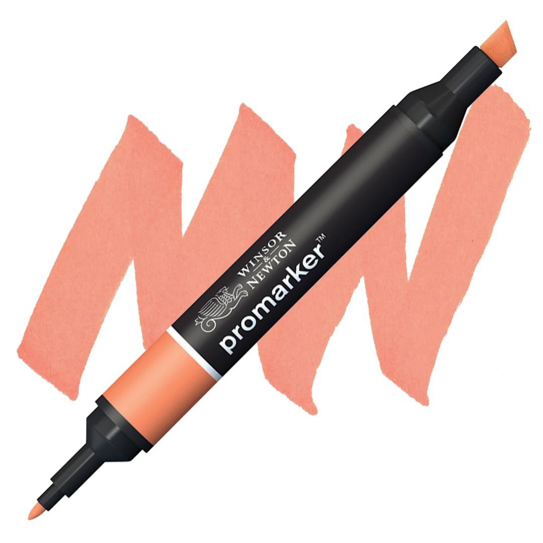 Open in modal - Winsor & Newton Promarker - Mango marker and swatch