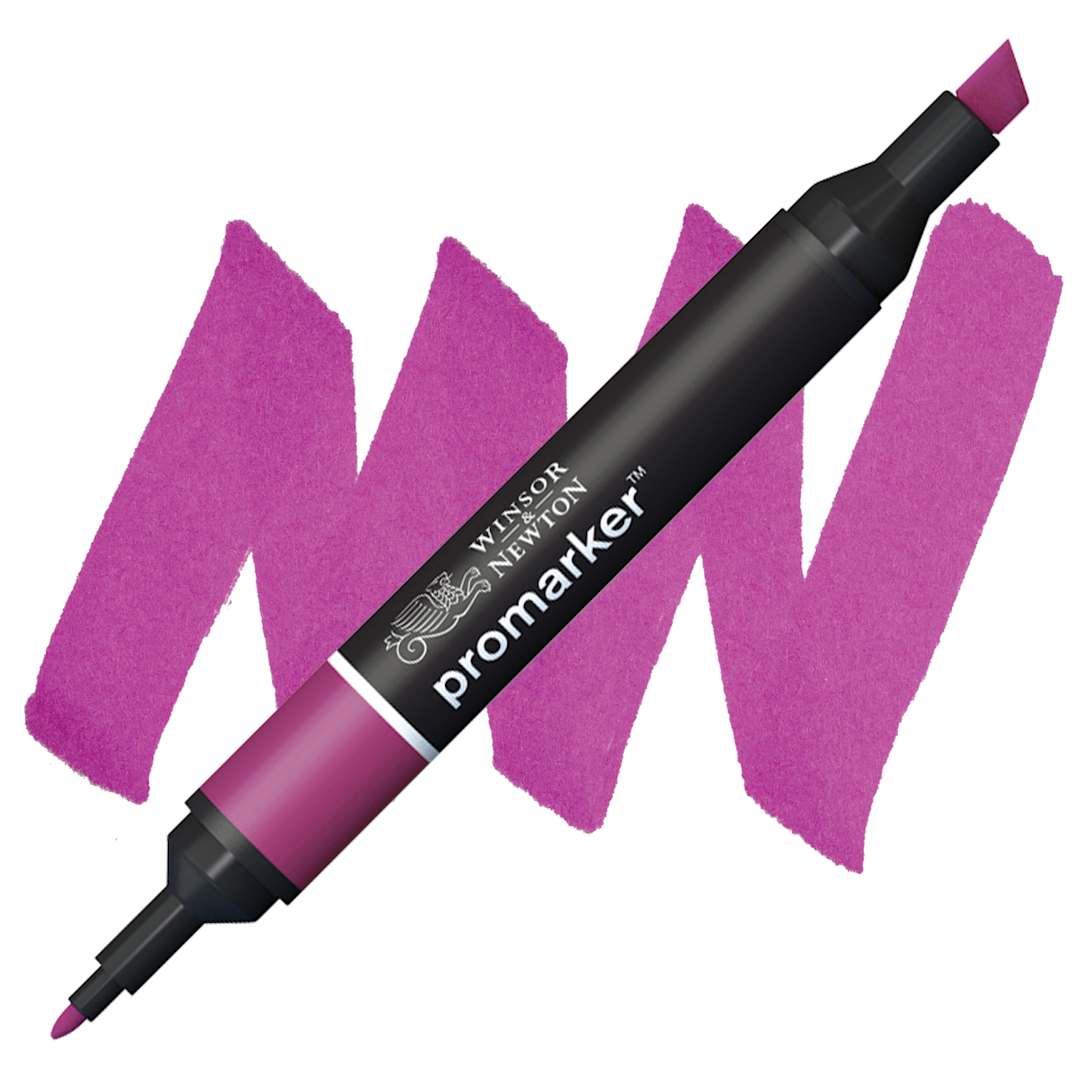 Open in modal - Winsor & Newton Promarker - Maroon marker and swatch