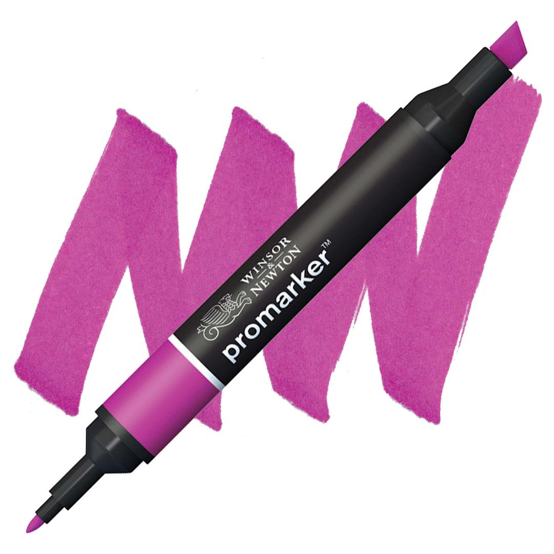 Open in modal - Winsor & Newton Promarker - Mulberry marker and swatch