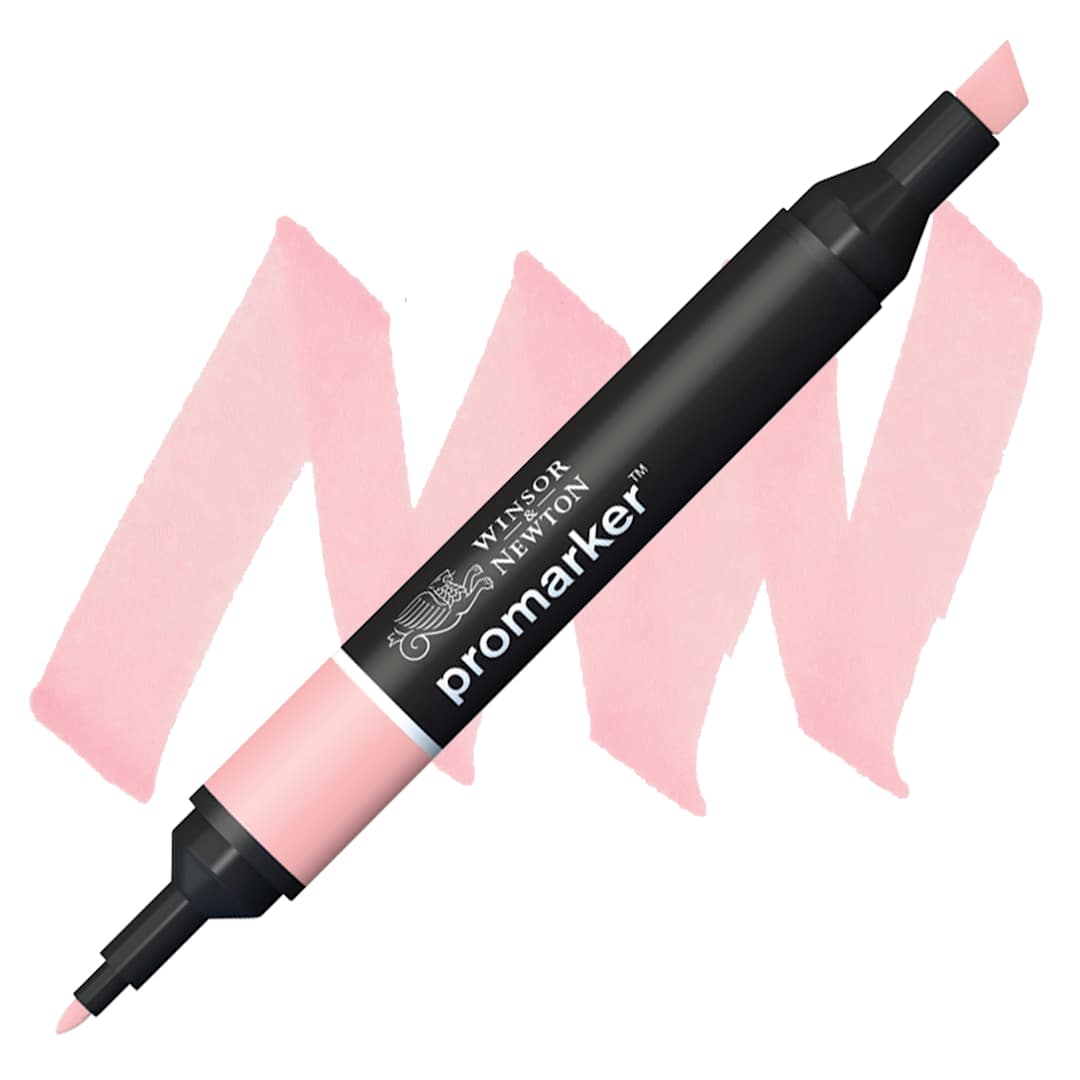 Open in modal - Winsor & Newton Promarker - Pastel Pink marker and swatch