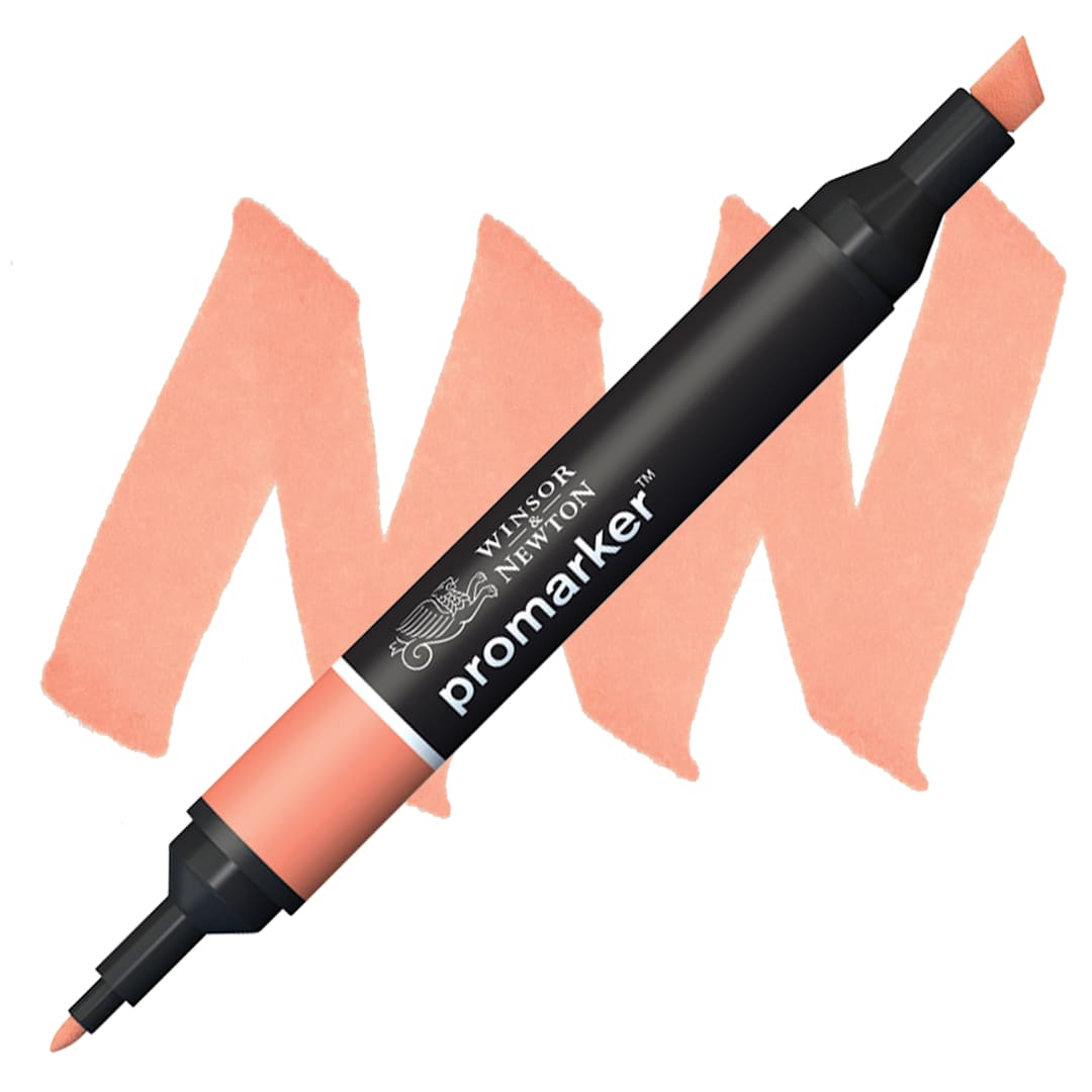 Open in modal - Winsor & Newton Promarker - Peach marker and swatch