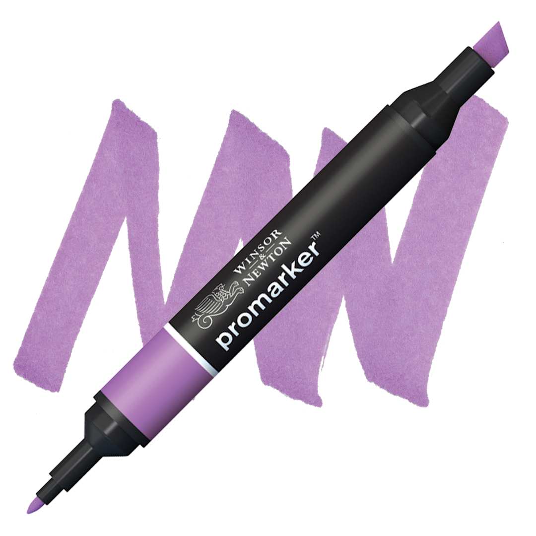 Open in modal - Winsor & Newton Promarker - Purple marker and swatch