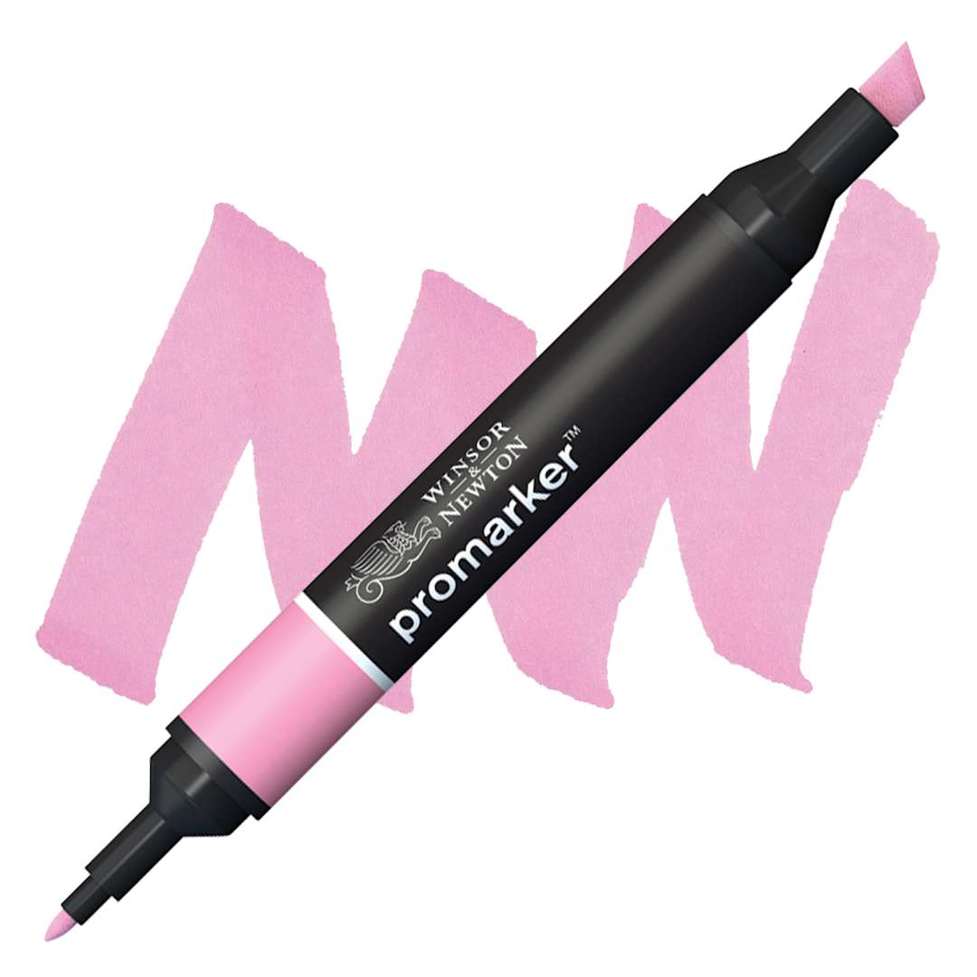 Open in modal - Winsor & Newton Promarker - Rose Pink marker and swatch