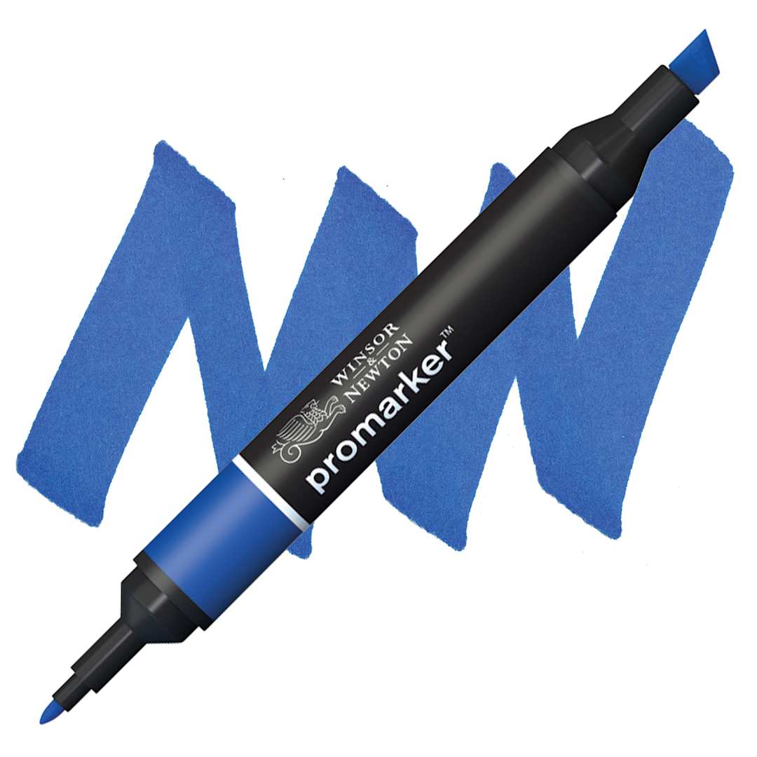 Open in modal - Winsor & Newton Promarker - Royal Blue marker and swatch