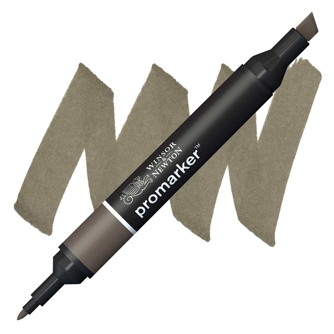 Open in modal - Winsor & Newton Promarker - Warm Grey 5 marker and swatch