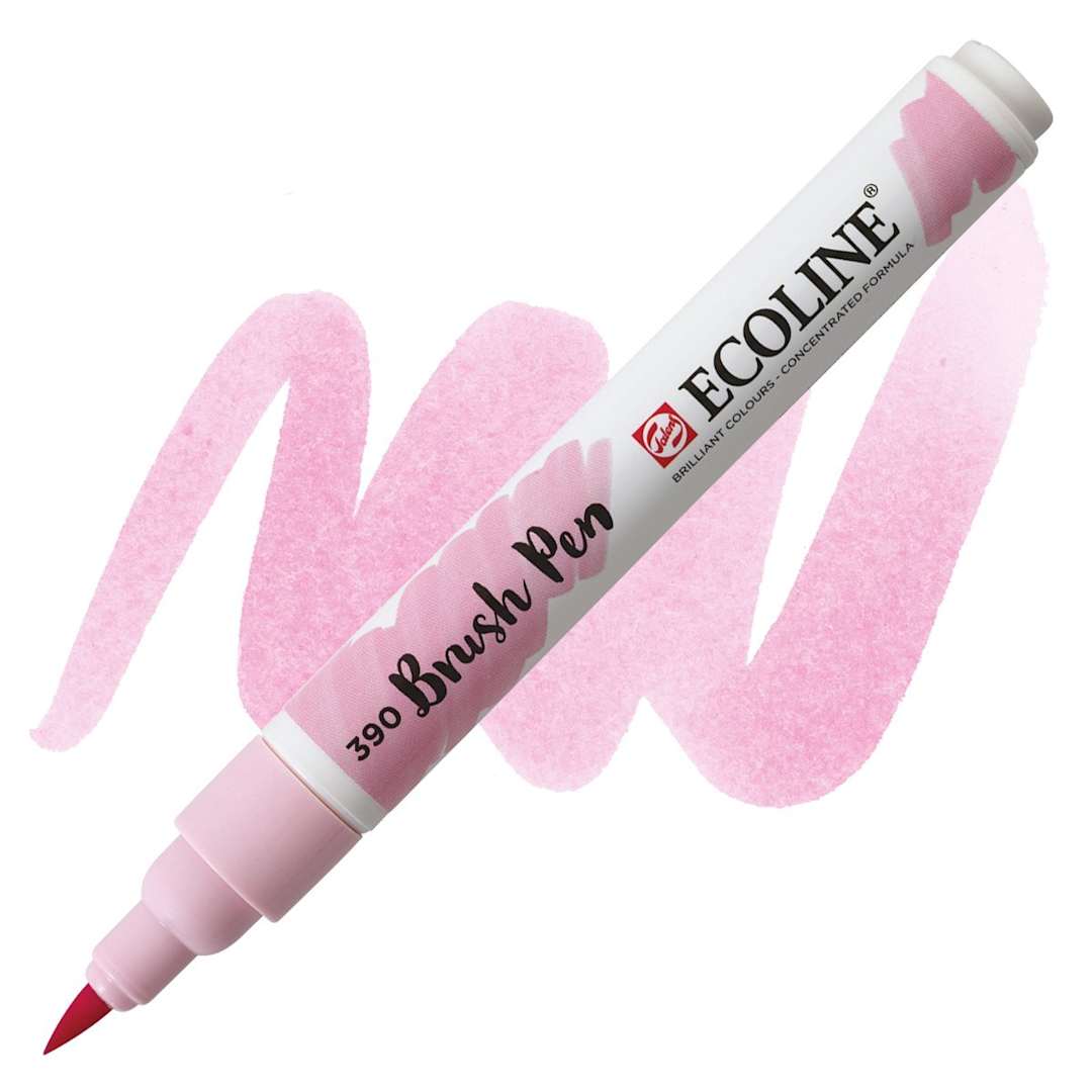 Open in modal - Royal Talens Ecoline Brush Marker - Pastel Rose marker and swatch