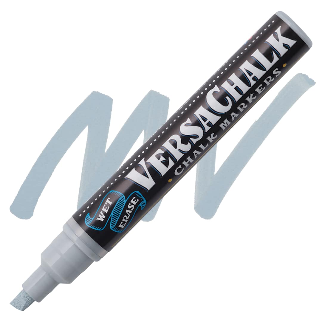Open in modal - VersaChalk Wet Erase Liquid Chalk Marker - Classic Storm Grey, 5 mm, swatch and marker