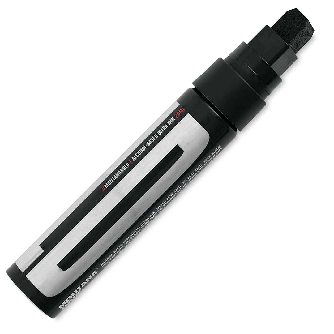 Open in modal - Montana Bold Markers - 15 mm Marker shown uncapped at angle