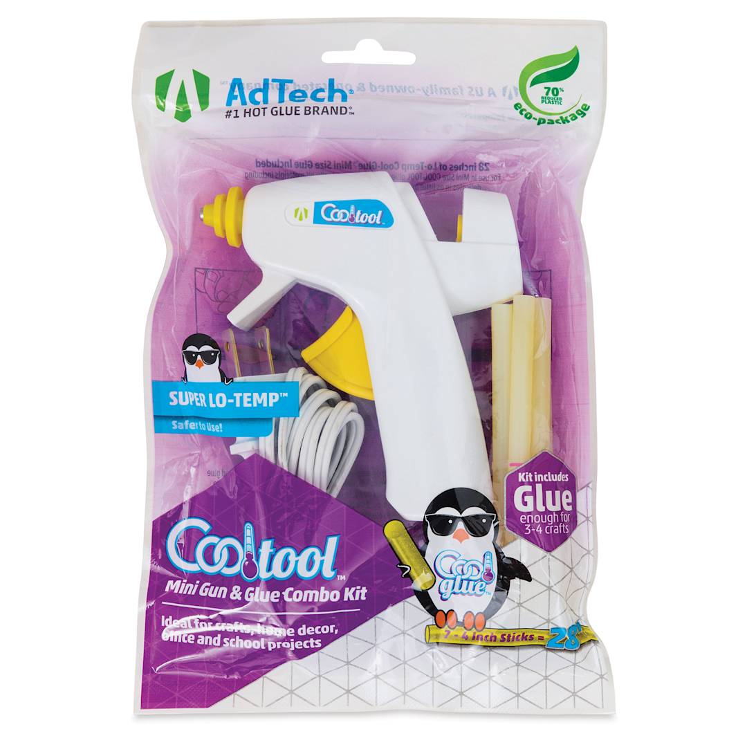Open in modal - AdTech Cool Tool Super Low Temp Mini Glue Gun front of packaging