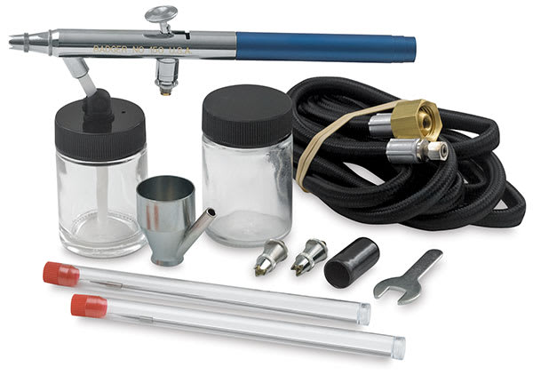 Open in modal - Model 150 Professional Airbrush Set - Components of set shown
